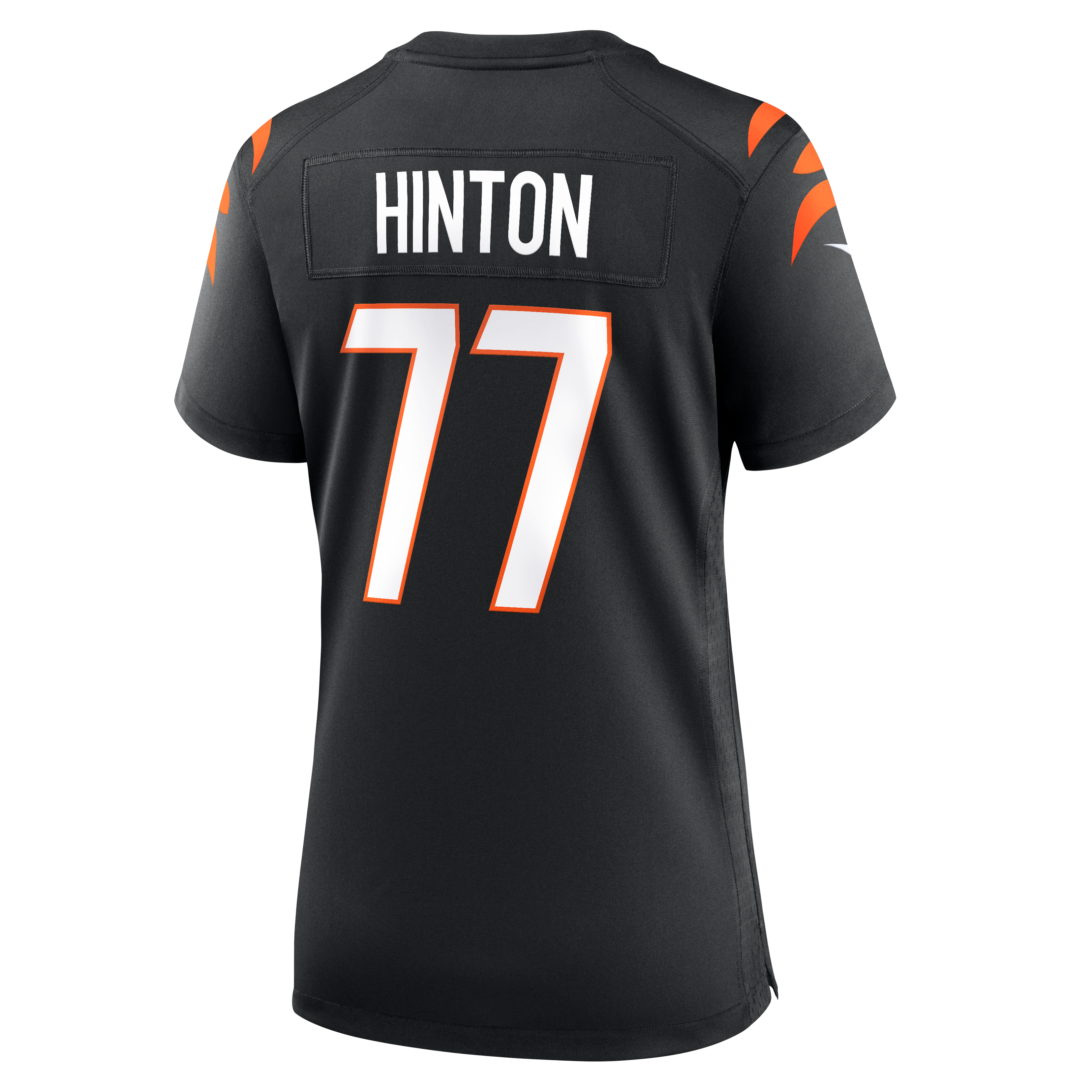 Maillot de match Nike Myles Hinton noir pour femme, équipe des Bengals Cincinnati