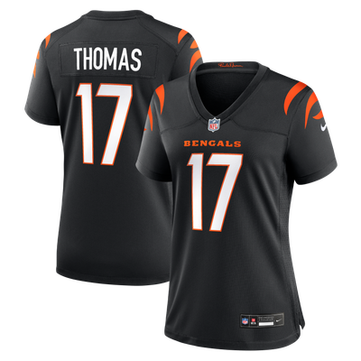 Noah Thomas Cincinnati Bengals Nike Women's Team Game Jersey - Black