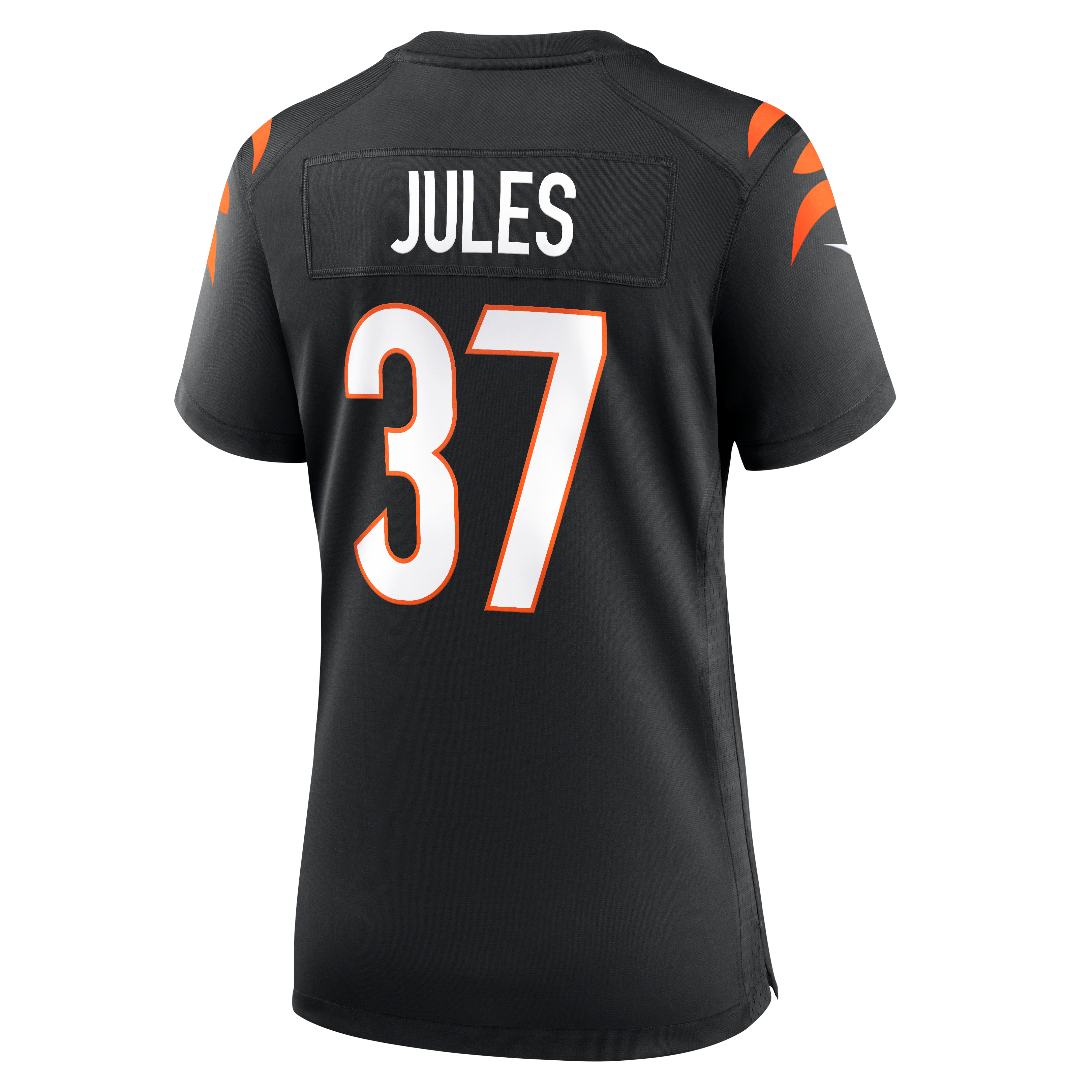 Women's Nike P.J. Jules Black Cincinnati Bengals Team Game Jersey