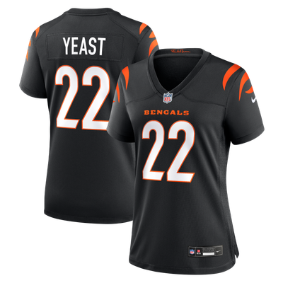 Russ Yeast Cincinnati Bengals Nike Women's Team Game Jersey - Black