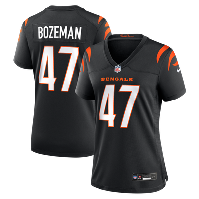 Swayze Bozeman Cincinnati Bengals Nike Women's Team Game Jersey - Black