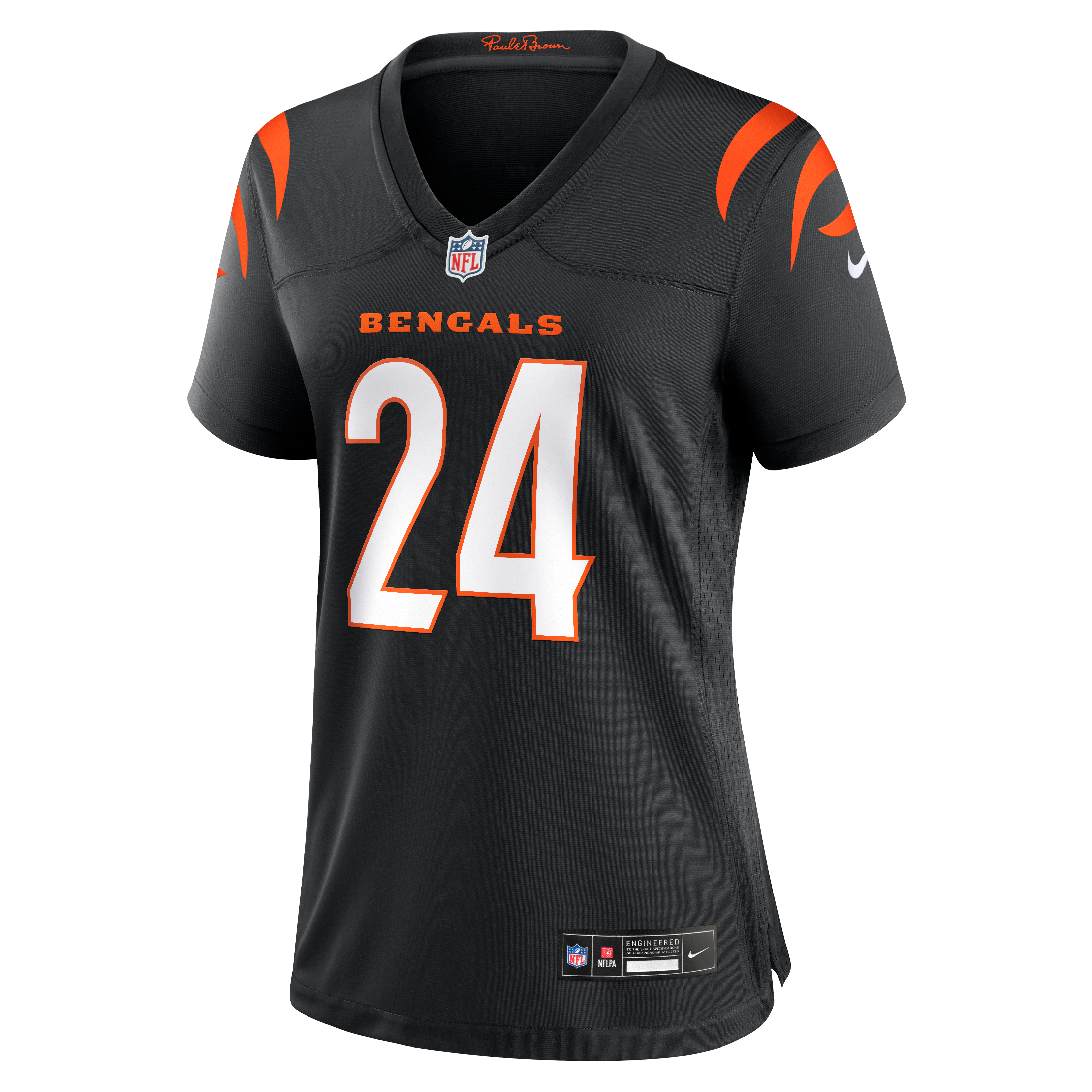 Women's Nike Trikweze Bridges Black Cincinnati Bengals Team Game Jersey