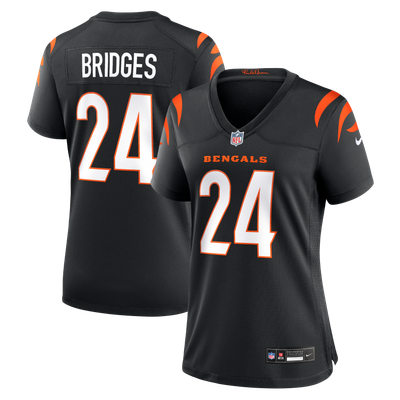 Trikweze Bridges Cincinnati Bengals Nike Women's Team Game Jersey - Black