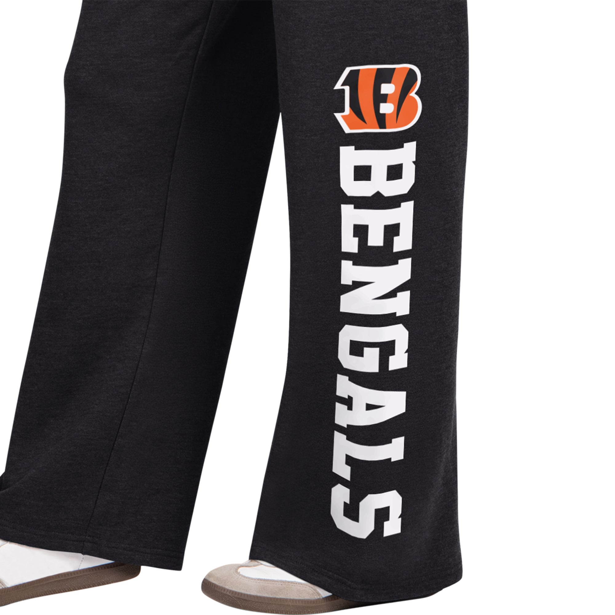 Pantalon de survêtement large noir Starter pour femmes, modèle Cincinnati Bengals Field