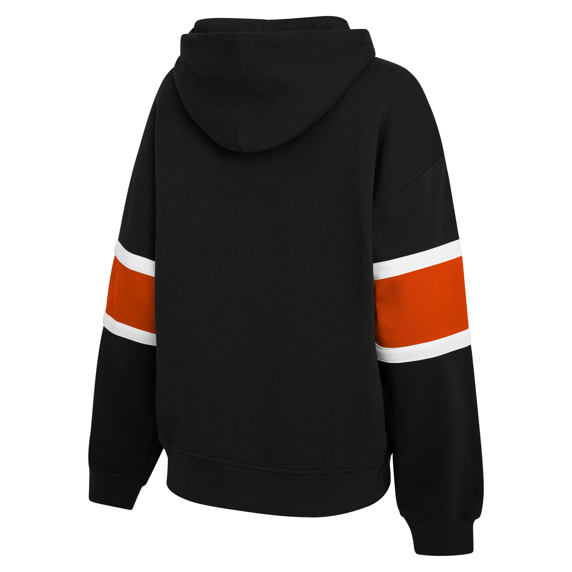 Sweat à capuche rayé noir Cincinnati Bengals de la marque WEAR by Erin Andrews pour femmes