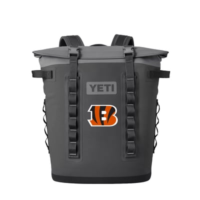  Cincinnati Bengals YETI Hopper M20 Soft Cooler Backpack - Charcoal