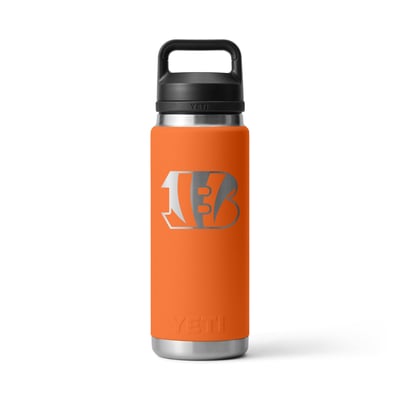 Cincinnati Bengals YETI 26oz. Rambler Chug Water Bottle