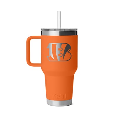 Cincinnati Bengals YETI 35oz. Rambler 2.0 Straw Mug
