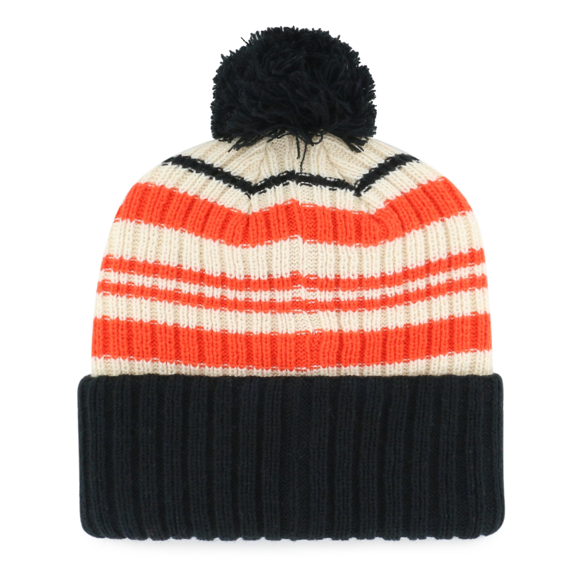 Bonnet à revers Snow Fort noir des Bengals de Cincinnati, modèle 47, pour enfant