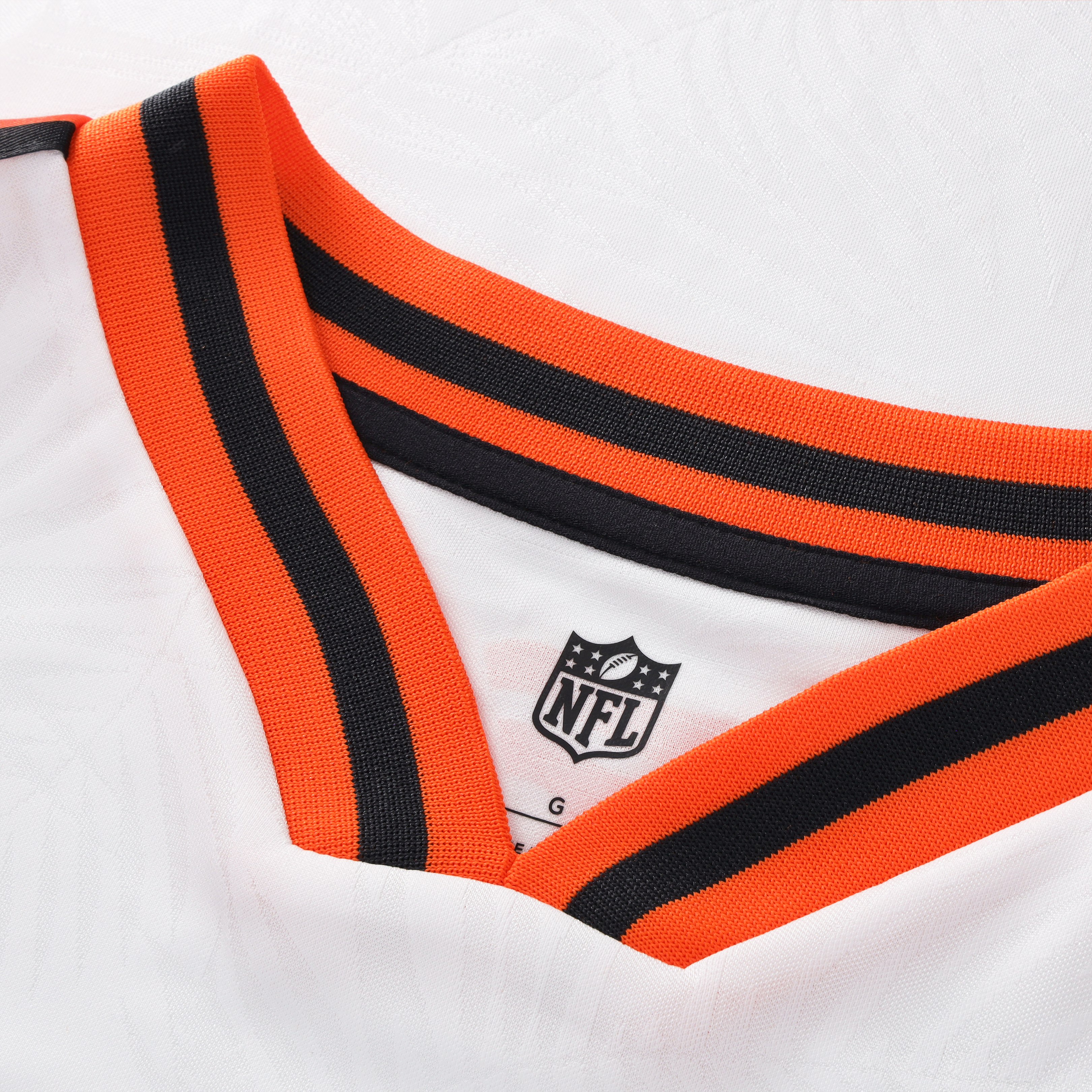 Youth Fanatics White Cincinnati Bengals Football x V-Neck Fan Top