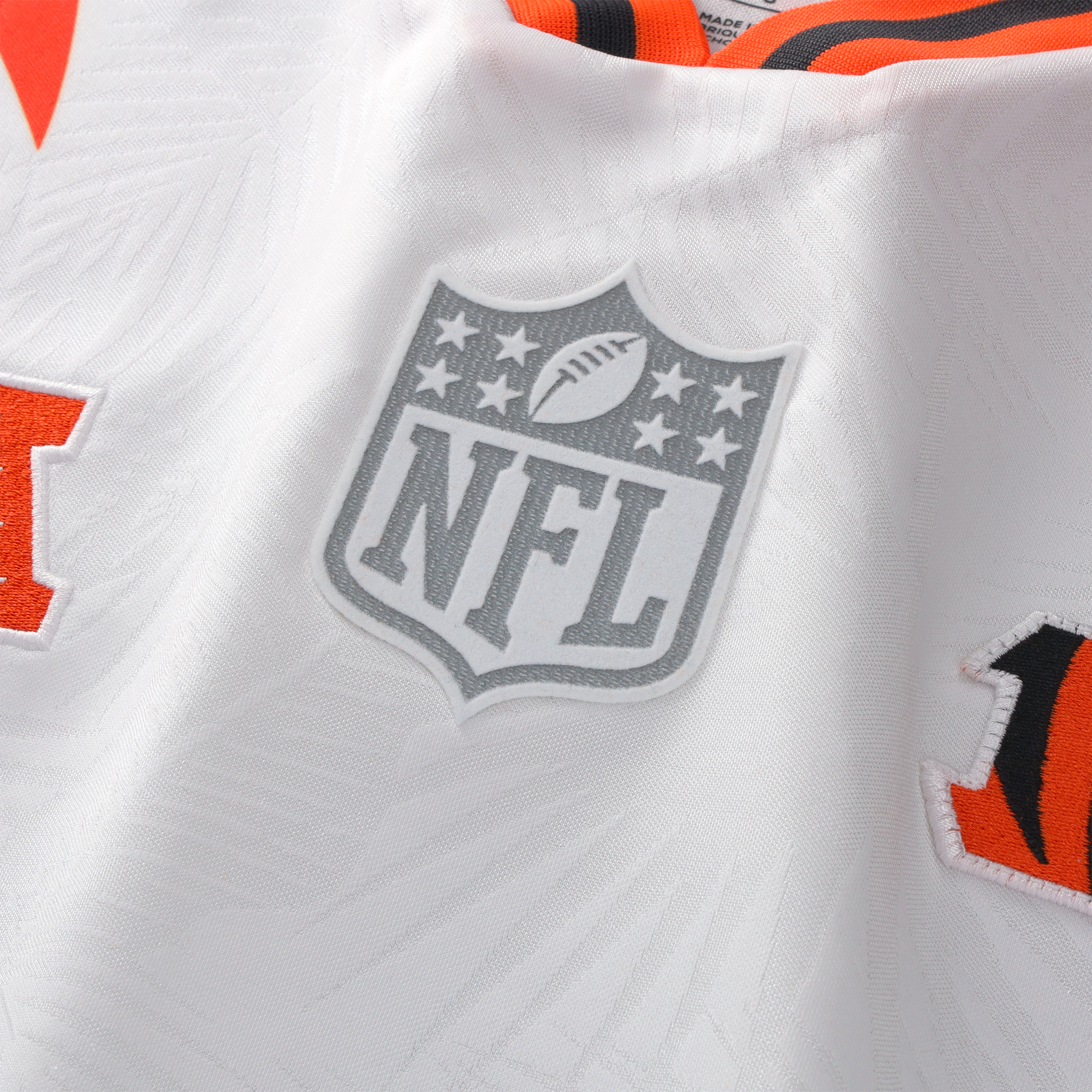 Youth Fanatics White Cincinnati Bengals Football x V-Neck Fan Top