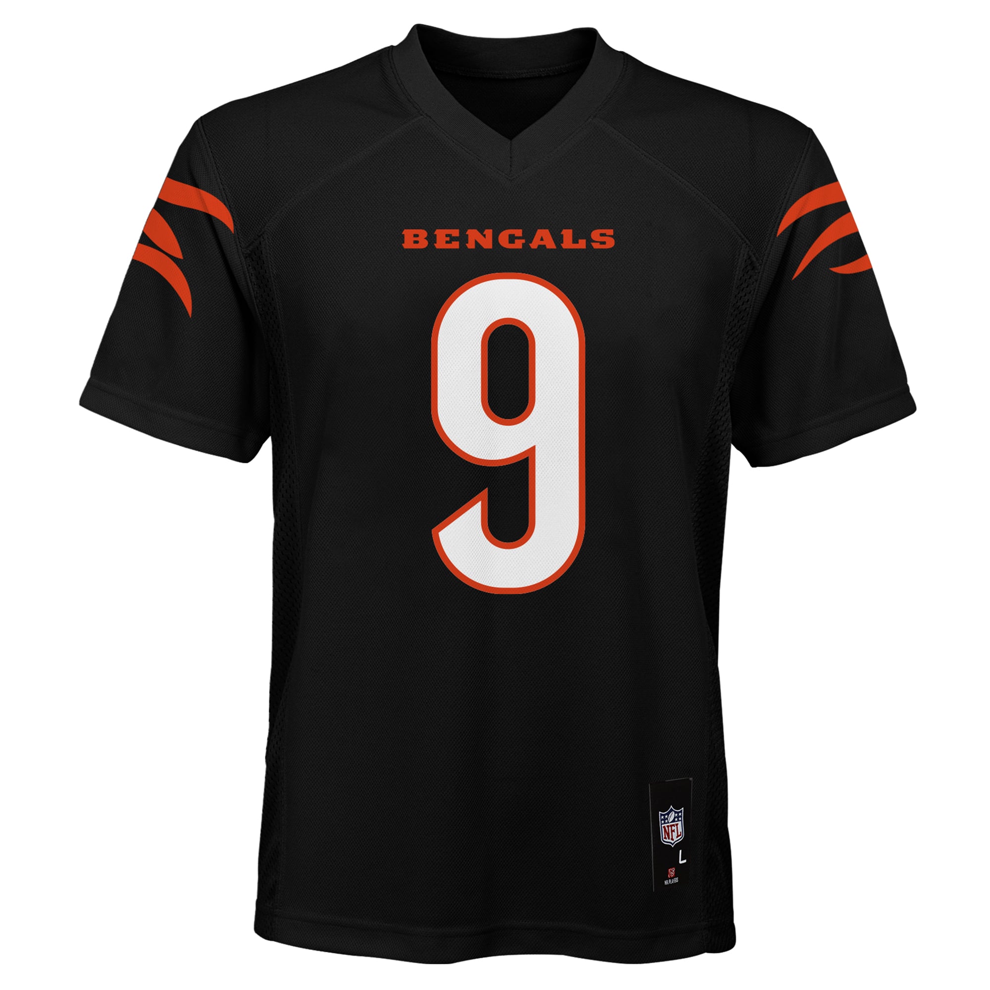 Youth Joe Burrow Black Cincinnati Bengals Replica Jersey