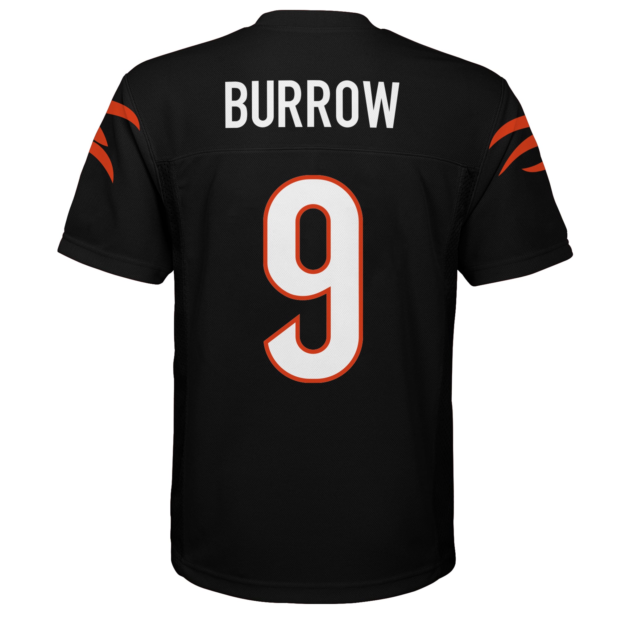 Youth Joe Burrow Black Cincinnati Bengals Replica Jersey
