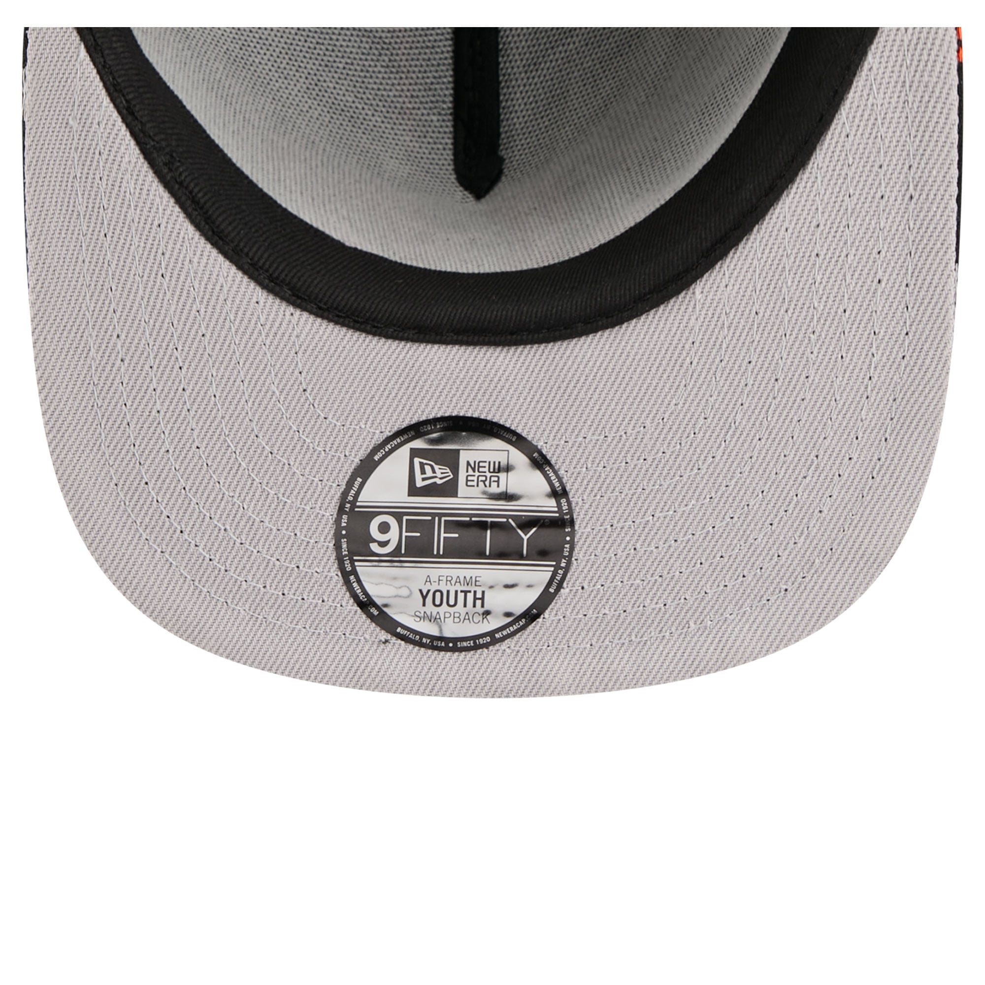 Youth New Era Black Cincinnati Bengals Bolt A-Frame 9FIFTY Snapback Hat