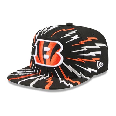 Cincinnati Bengals New Era Youth Bolt A-Frame 9FIFTY Snapback Hat - Black
