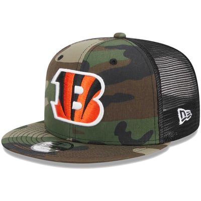 Cincinnati Bengals New Era Youth  Main Trucker 9FIFTY Snapback Hat - Camo