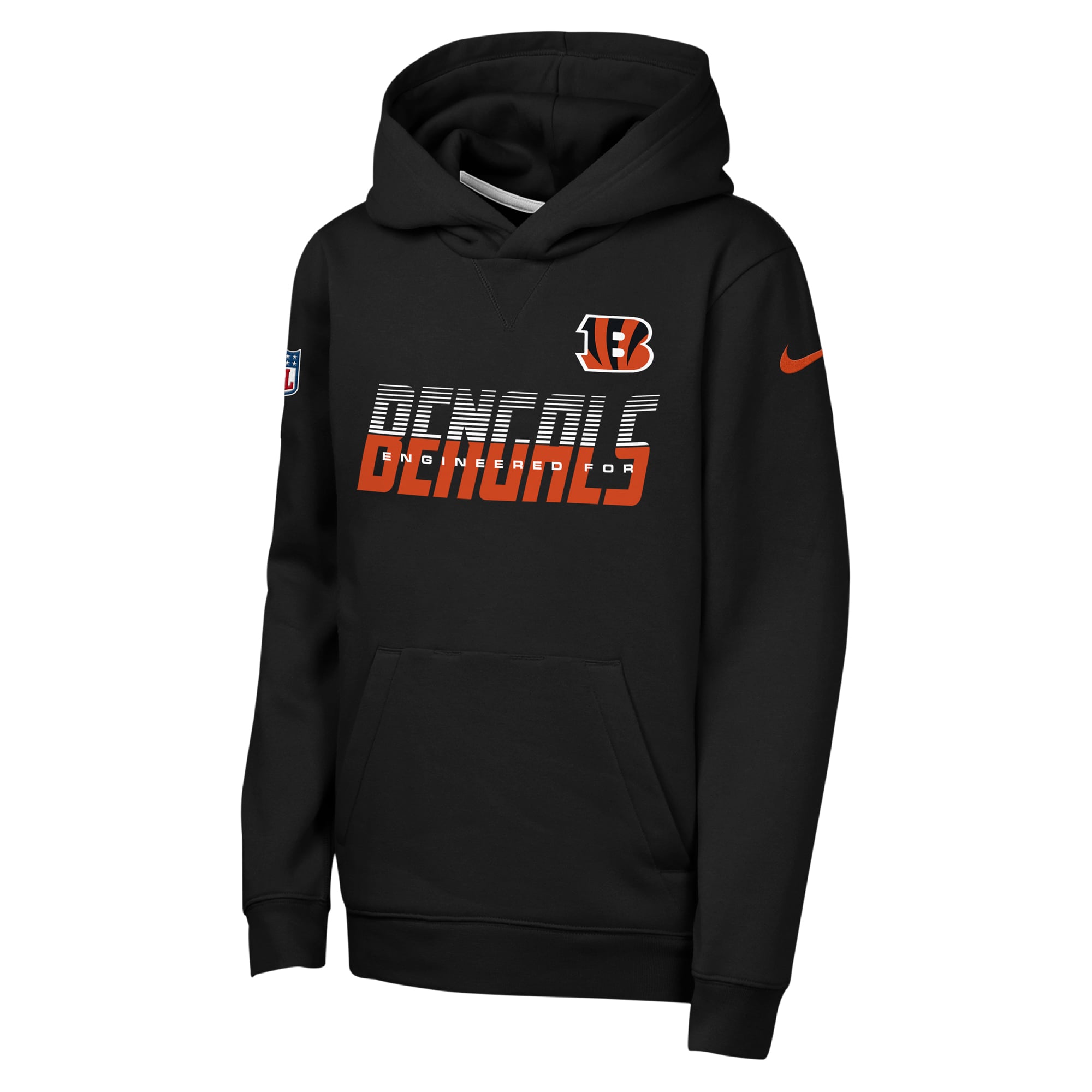 Youth Nike Black Cincinnati Bengals Sideline Dri-FIT Hoodie