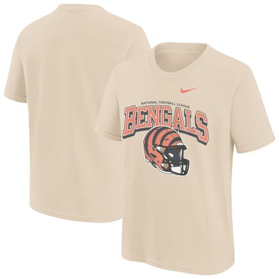 Cincinnati Bengals Nike Youth Vintage Mod Easy Lane T-Shirt - Natural