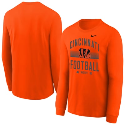 Cincinnati Bengals Nike Youth Essential Long Sleeve T-Shirt - Orange
