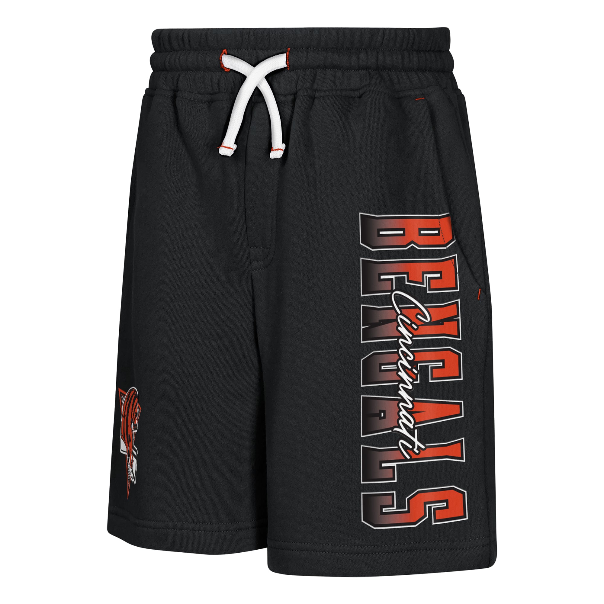 Youth Outerstuff Black Cincinnati Bengals Audible Fleece Shorts