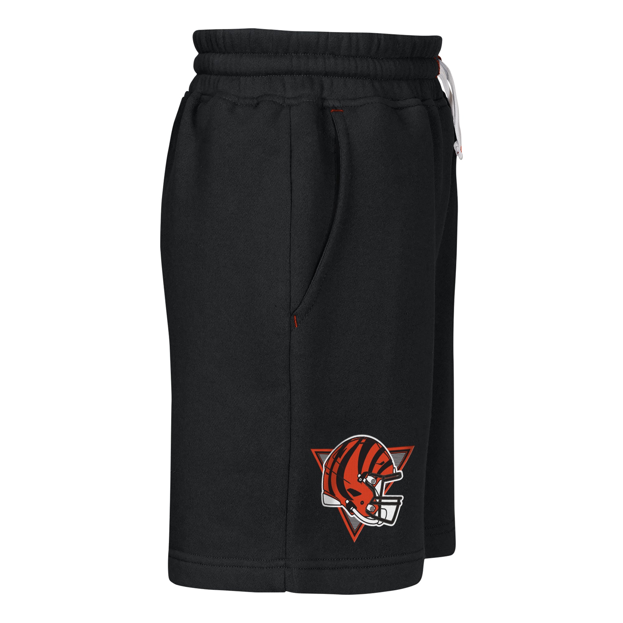 Youth Outerstuff Black Cincinnati Bengals Audible Fleece Shorts