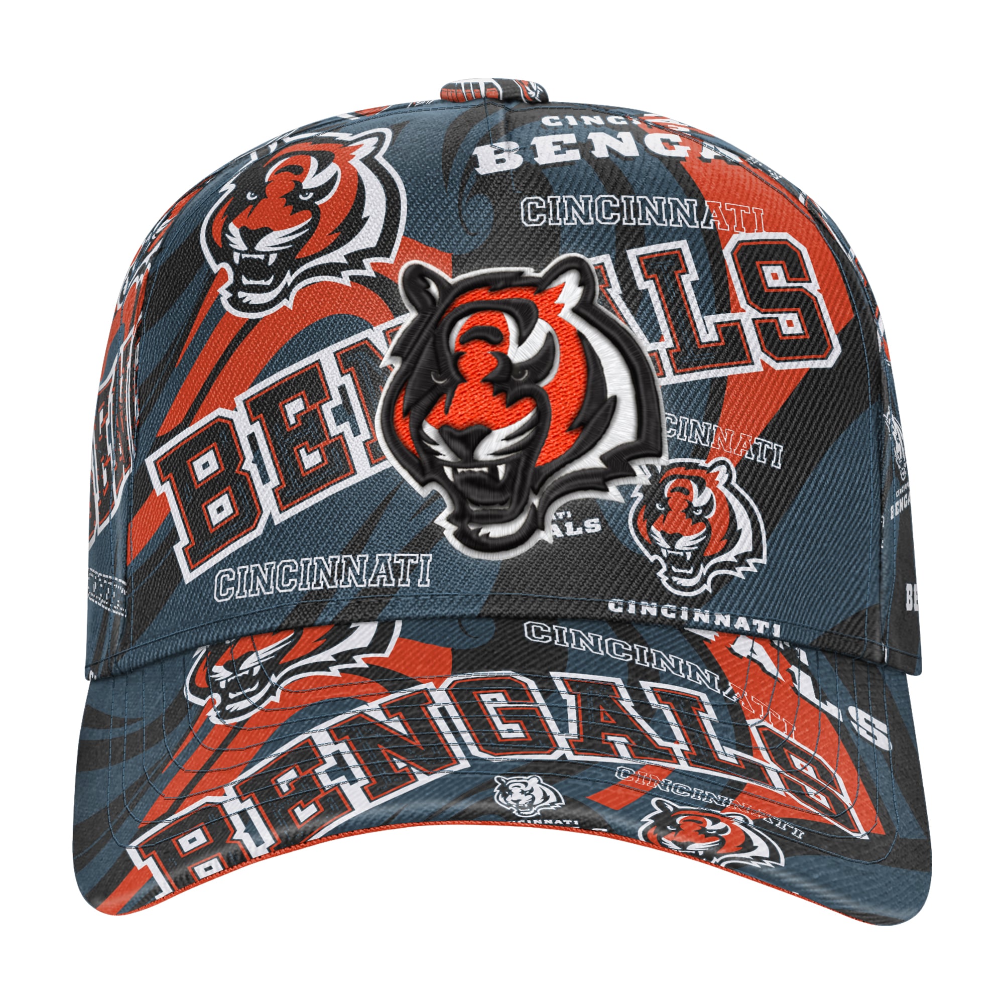 Youth Outerstuff Black Cincinnati Bengals Shift Adjustable Hat
