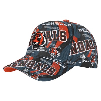 Cincinnati Bengals Outerstuff Youth Shift Adjustable Hat - Black