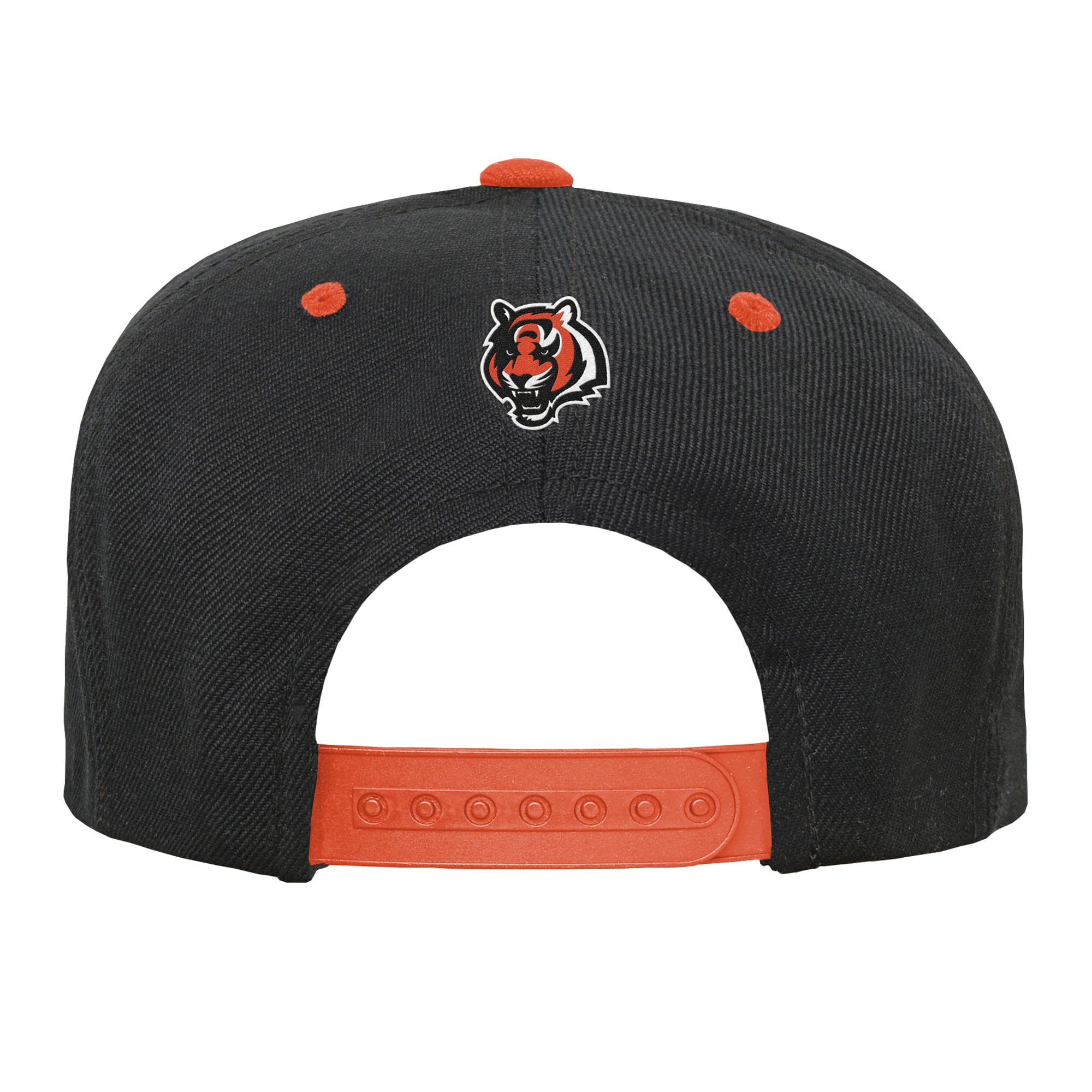 Casquette snapback noire et orange des Bengals de Cincinnati pour jeunes de la marque Outerstuff