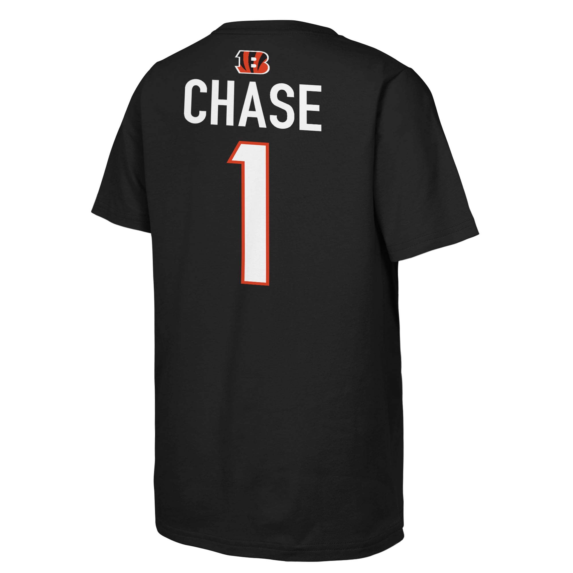 Youth Outerstuff Ja'Marr Chase Black Cincinnati Bengals Name & Number T-Shirt