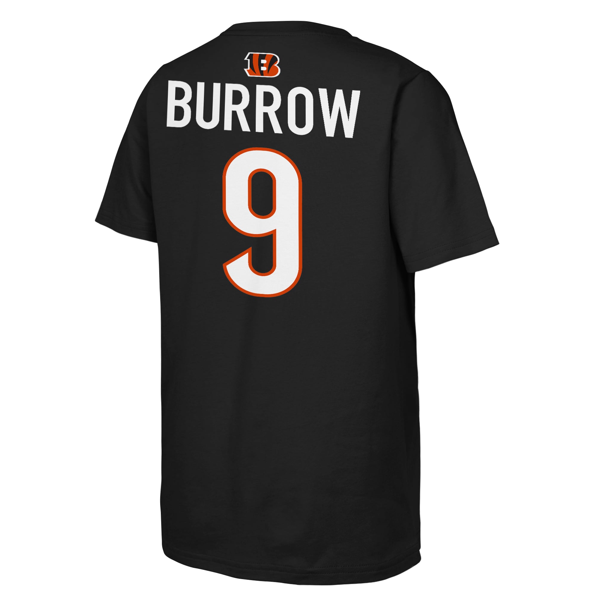 Youth Outerstuff Joe Burrow Black Cincinnati Bengals Name & Number T-Shirt