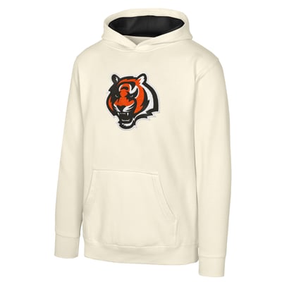 Cincinnati Bengals Outerstuff Youth Prime Pullover Hoodie - Natural