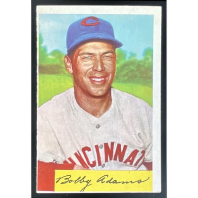 1954 Bowman #108 Bobby Adams