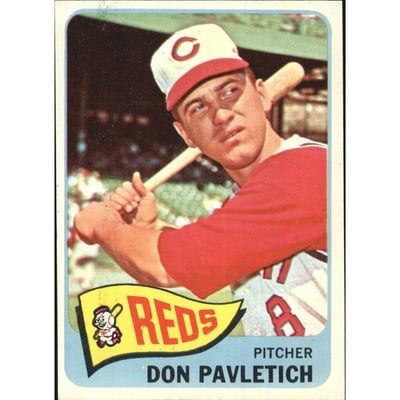 1965 Topps #472 Don Pavletich UER/Listed as a pitcher