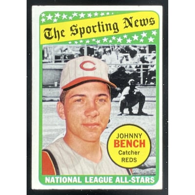 1969 Topps #430 Johnny Bench All-Star