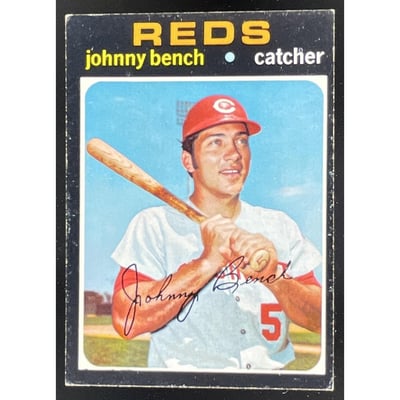 1971 Topps #250 Johnny Bench