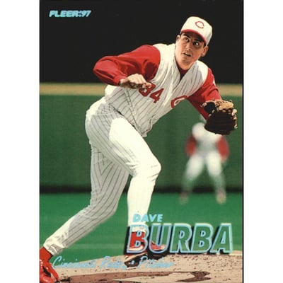 1997 Fleer Tiffany #630 Dave Burba
