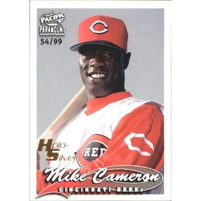 1999 Paramount HoloSilver #62 Mike Cameron