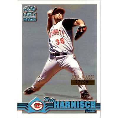 2000 Paramount Holographic Green #62 Pete Harnisch