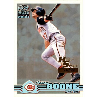 2000 Paramount Holographic Silver #59 Aaron Boone