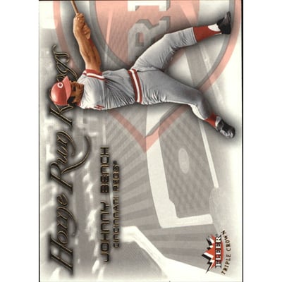 2002 Fleer Triple Crown Home Run Kings #11 Johnny Bench