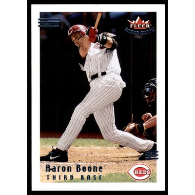 2002 Fleer Triple Crown RBI Parallel #172 Aaron Boone/62