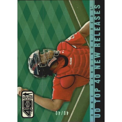 2002 Upper Deck 40-Man Electric Rainbow #1043 Dane Sardinha NR
