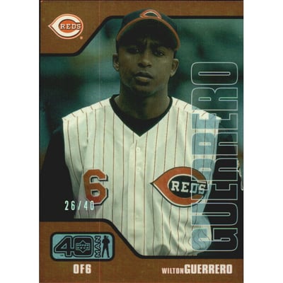 2002 Upper Deck 40-Man Electric Rainbow #954 Wilton Guerrero