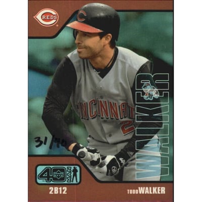 2002 Upper Deck 40-Man Electric Rainbow #958 Todd Walker