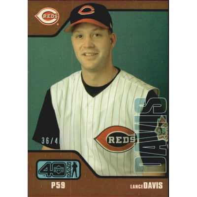 2002 Upper Deck 40-Man Electric Rainbow #972 Lance Davis