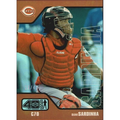 2002 Upper Deck 40-Man Electric Rainbow #979 Dane Sardinha