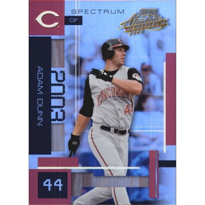 2003 Absolute Memorabilia Spectrum #11 Adam Dunn