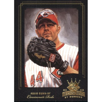 2003 Diamond Kings Gold Foil #91 Adam Dunn