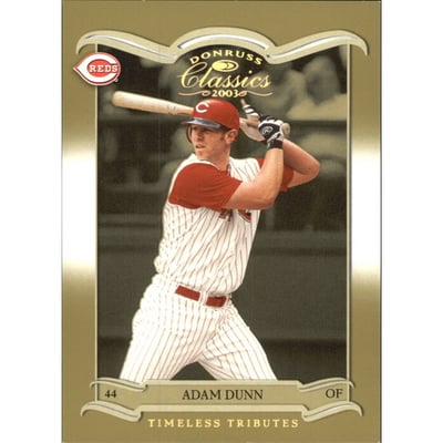 2003 Donruss Classics Timeless Tributes #35 Adam Dunn