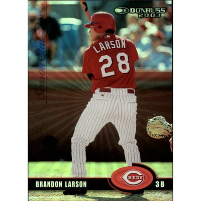 2003 Donruss Stat Line Season #271 Brandon Larson/13